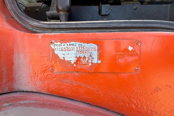 КАМАЗ 6520 002, 2007 г.в., оранжевый, (ГРНТС) 609FB02, Номер кузова XTC65200O71136626,…