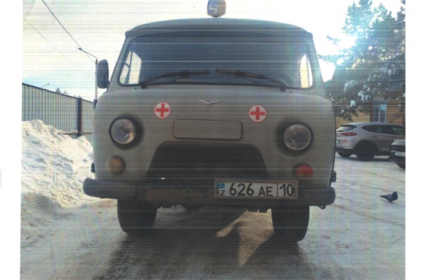 Автомашина «УАЗ 2989», регистрационный номер 626AE10