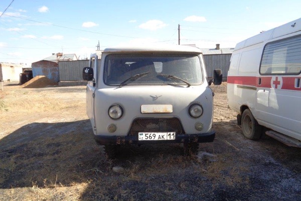А/м УАЗ 374102, 2002 г.в., р/н 569АК11, цвет серый, VIN XTT37410220028720